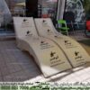 تخت کنار استخری حصیری کوهبر در رنگ کرم مخصوص کنار استخر و باغ و ویلا قیمت تخت کنار استخر بسیار مناسب و درجه یک