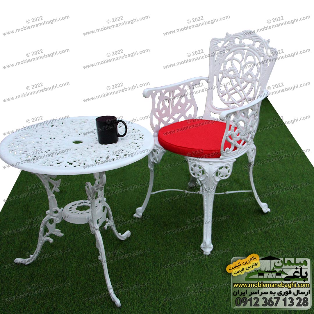 میز و صندلی آلومینیومی مدل مرغابی